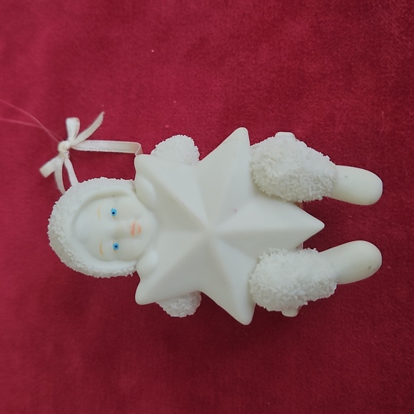 Department 56 Other - Snow Babies Swinging On A Star Ornament